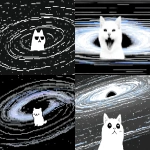 **Silly cat makes a silly face at accretion disk --ar 3:2 --profile fn9opxx u22owga 2z3eyk3 ro2ke7q y9a56jc --draft** - <@937851746712186921> (fast)