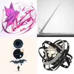 **minimal, vector logo, simple svg, black lines, white background. void, fear, shock --s 300 --c 10 --w 10 --niji 6** - <@277223286423945226> (fast)