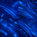 **sci-fi blue glow, blue color scheme, blue LED lighting, Tron: Legacy style, organic flowing lines combined with mechanical structures, dense repeating patterns of futuristic Tron: Legacy electronic components, neon circuitry motifs, seamless high-tech background design suitable for product catalogs, ultra-detailed, high contrast, crisp lighting** - Variations (Strong) by <@1257562280443514891> (fast)