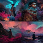 **Aladdin Set against a geomagnetic storm --ar 3:4 --p v72x35v** - <@948741381743083580> (relaxed)