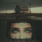 **world of horrific dreams / geomagnetic storm / B-movie / vibe creative / mind-bending blend of horror and gripping science fiction adventure / noir classic / primal / raw / stunning / unforgettable / homesteader / nightmare fuel / industrial diode glitch** - Image #1 <@1080572898269466724>
