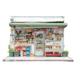**an image of a nyc bodega on a white background authentic nyc** - Image #4 <@1202283570215788544>
