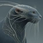 **cat almagest hybrid creature of darkness. --p gkxts91 --ar 4:5 --s 750 --v 7.0** - Upscaled by <@472440038005800970> (relaxed)