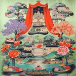 **frog prince fairytale told in kaleidochromic tones --ar 4:5 --p ht8lvr3 o4l8lp8** - Image #2 <@948741381743083580>