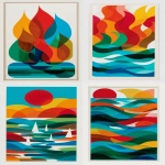 **Use elements from amber vittoria's work to create a fire dance and seaside scene --ar 9:16 --sref <https://s.mj.run/9S8kIRa1QZU> --s 250 --v 7.0** - <@694018741897265194> (fast)