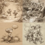 **children's book illustration, graphite pencils on sepia paper, pencil strokes, high quality, 32k, high resolution, ultra-high definition, high detail level --ar 35:53 --raw** - <@1202719359680774145> (fast)
-# Create, explore, and organize on [midjourney.com](<https://midjourney.com/imagine?from_discord=1>)