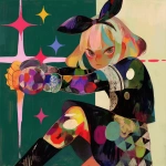 **splatter --sref 4240880785 2348464004 1999999999 1999999991 416557976 2252558232 698008135 1078492728 2187294478 217414415 416417418 7337 80085 696969 47 73 97 100 --niji 6 --p ke69z7s --raw** - Image #2 <@948741381743083580>