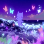 **a cute cat chasing butterflies near the ocean waves --sref 2707741649 3685607445 4085918670 --v 7.0 --ar 3:2 --p jxedwsk r9zzeex** - Image #1 <@937851746712186921>