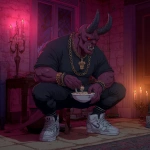 **the prince of darkness doing squats and eating oats** - Image #3 <@538878031226470440>