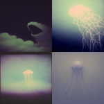 **scyphozoa gorgon --ar 5:8 --p huup1eb --v 7.0 --c 4 --s 401** - <@820503377821564929> (relaxed)