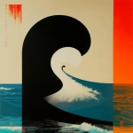 **Minimalist fluvioglacial vortex, monochrome, back and white line drawing, single line --p okeqhri --v 7.0** - Image #2 <@1015631618645438535>