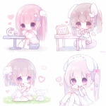 **Crayon hand-painted, low saturation, ancient painting style, old days, girl, eating, gentle, pink --niji 6 --stylize 650 --p b6n1n8d --ar 1:1** - <@1308128876874170420> (relaxed, stealth)