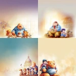 **America a children's book illustration by Fernando Botero --raw --sref 37 1020256929 --profile zv6qam2 --v 7.0** - <@1018138887199129620> (relaxed)