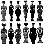 **fashion design sketch --sref 4240880785 2348464004 --p o4l8lp8 djcuvnt** - Variations (Strong) by <@948741381743083580> (relaxed)