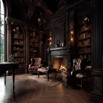 **a photo realistic study/library backdrop with deep mahogony wood and a fireplace. high detail, dramatic contrast. --ar 4:3 --v 7.0** - Upscaled by <@438336287502630916> (fast)
-# Create, explore, and organize on [midjourney.com](<https://midjourney.com/imagine?from_discord=1>)