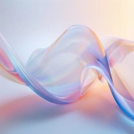 **minimal abstract 3D shape representing digital money flow, soft curved bands, matte plastic or translucent glass, smooth lighting, calm dynamic motion, no UI, fintech theme, vibrant contrast on soft background, 16:9, 4k --ar 16:9 --v 6.0 --raw** - Image #2 <@1321055388543483937>