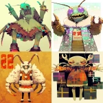 **arch-villain festive holiday crustacean action pose --ar 3:4 --p 4eivnfi ytssbes --niji 6** - <@1007424650726350968> (fast)