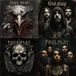 **a deathcore band album cover - "foul play"** - <@376196082390138880> (fast)
-# Create, explore, and organize on [midjourney.com](<https://midjourney.com/imagine?from_discord=1>)