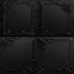 **A minimalist dark couture border**, black line art. Decoration exists ONLY in the four corners: each corner features a tiny, stylized element--a micro barbed wire knot, a nano crow skull, a minimal shattered diamond shape. These elements are connected by an almost invisible 0.5pt black stroke along the very edge. The effect is stark, luxurious, and leaves the central white rectangle completely pristine and huge. Luxury streetwear brand graphic template. --no pattern, no mid-border decoration, no fill --ar 2:3 --p tk2q1nv --raw --v 7.0** - Variations (Strong) by <@1283386492076687404> (fast)
-# Create, explore, and organize on [midjourney.com](<https://midjourney.com/imagine?from_discord=1>)