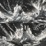 **cirrocumulus, in the style of bekisnski and Yoji Shinkawa --ar 16:9** - Variations (Strong) by <@549152867295035392> (fast)