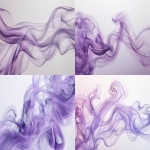 **Elegant swirl of smoke curling and twisting across a muted light gray field, lavender-purple tendrils, dynamic motion implied, ultra-detailed, sharp focus, cinematic glow, no blur --ar 16:9 --v 6.0** - <@1386141833826140192> (fast)