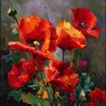 **<https://s.mj.run/HazaVi7ln8k> Generate a painting in the style of this painting. Painting scarlet poppies --v 7.0** - Image #4 <@1171132266240553092>