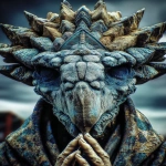 **the oracle of the order of the turkeyhead barnacle --ar 4:5 --v 7.0 --s 250 --c 7 --w 6 --sref <https://s.mj.run/GUPnZALgN2M> --sw 75** - Image #4 <@170720873081339904>