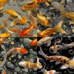 **gold and silver, koi, bubbles, liquid --tile --s 250** - <@344369499845296136> (fast)
-# Create, explore, and organize on [midjourney.com](<https://midjourney.com/imagine?from_discord=1>)
