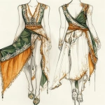 **Aventurine aapi fashion design sketch --ar 4:5** - Image #3 <@948741381743083580>