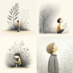 **a young boy is immerse in nature --sref <https://s.mj.run/7Pc5aa8BRXU> --profile 4mtwbir** - <@409716268476923920> (fast)