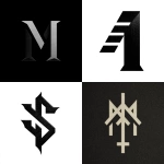 **Create a standalone, original typographic glyph or symbol as if designing a luxury, high-end men’s cologne logo. The symbol consists of a single vertical bar on the right, with two diagonal bars attached to it, one angled upward-left at 45 degrees and one angled downward-left at 45 degrees, forming a balanced, geometric composition. The design should feel refined, modern, and sophisticated, with clean vector-style precision, medium stroke weight, subtle tapering on the ends, and slightly organic flow. Style evokes exquisite typography for a luxury brand, suitable for techno, trap, and electronic music branding, with a strong, minimal, and iconic presence. Centered composition, high contrast, crisp edges, neutral or transparent background, no other letters or text. Focus on clarity, harmony, and a sense of quiet boldness, intelligence, and elegance. This is a new, original glyph / symbol / luxury logo character, not based on any existing letter or font. --s 250** - <@1002593483858645023> (fast)