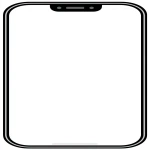 **<https://s.mj.run/4SwPxrbfK54> a simple, blank white screen for an iphone with rounded corners. a minimalistic, flat illustration with a white background, simple black outline, and simple shapes and lines. minimal detail, simple shading, and lineart. a minimalist design with no colors, textures, or shadows, just simple vector art and shapes on a white background. --ar 26:49 --s 50** - Image #1 <@1089976150400434317>