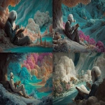 **<https://s.mj.run/HNa5sy0d5TA> Inverted Hyperfoil Realism-Reflections Color-Splash Paper-Edge Cotton Clouds Paint a Scene of an Old Man Relaxing in the Forest Drinking some Tea, Looking over a book containing Fluvioglacial-Outwash-Plaines Craft-World Hyper-RealityMash --ar 3:2 --v 7.0** - <@426654487248109579> (fast)