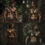 **a fantasy male warrior who looks like a tanned olive skin tone Henry cavil. He has curly brunette hair to his shoulders half tied back and fantasy leather pants. His chest is strong but he has a metal plate in his side under his ribcage. He is part machine. He stands before a forest.** - <@1409384572613034007> (fast)
-# Create, explore, and organize on [midjourney.com](<https://midjourney.com/imagine?from_discord=1>)