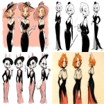 **Miss Nameless as a Tex Avery cartoon of the Belle Epoque --ar 2:1 --oref <https://s.mj.run/f87h2qruVdE> --v 7.0 --p 8mt8mfy** - <@334482496463044609> (fast)