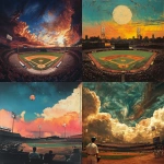 **album cover baseball stadium** - <@431236229867110411> (fast)