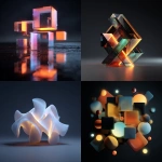 **abstract 3d shapes Glowing --v 7.0** - <@698304093076193312> (fast)