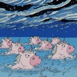 **unicorns under water --p i9k9464 --sref 3856636652 --ar 4:5 --v 7.0 --s 750** - Image #3 <@974789918188535848>