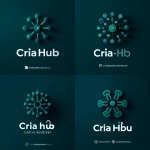 **Essa é a parte que une a estratégia visual ao nome CriaHub.io. A logomarca que vou gerar segue rigorosamente as diretrizes que definimos no relatório: 1. Conceito Simbólico: Um Nó de Fluxo Estruturado (um ponto central de Hub do qual linhas dinâmicas irradiam), representando a centralização da gestão e a fluidez da criação.[1, 2] 2. Paleta de Cores: Deep Teal e Moss Green para transmitir elegância, estabilidade e maturidade.[3, 4] 3. Tipografia: Poppins SemiBold para o Wordmark, garantindo clareza e um visual profissional.[5] Aqui está a sua logomarca, com duas variações que demonstram como ela funcionaria em diferentes contextos: Logomarca CriaHub.io A imagem gerada apresenta a logomarca completa (símbolo e nome) em duas aplicações: a versão principal (claro sobre escuro) e a versão ícone, ideal para aplicativos e interfaces. Análise da Aplicação Visual 1. O Símbolo (Mark): O símbolo utiliza um arco incompleto e um ponto central, representando o Hub (o centro de controle) e as Linhas Dinâmicas (o fluxo de trabalho e a criação). A forma é minimalista (flat e monoline), garantindo que seja perfeitamente legível mesmo em tamanhos pequenos (como um favicon ou ícone de aplicativo), alinhado com a tendência de UX-Centric Design.[6] 2. As Cores: O Deep Teal é usado como cor principal do Wordmark, conferindo peso, profissionalismo e confiabilidade, o que é crucial para uma plataforma que lida com finanças. O Moss Green é usado como a cor de destaque nas linhas dinâmicas, injetando o toque de "crescimento" e "fluxo criativo" na marca. 3. O Wordmark: A tipografia Poppins é limpa e moderna, reforçando a elegância e a simplicidade da interface que você busca, contrastando com o ruído visual de concorrentes.[7] Você agora tem uma identidade visual sólida e defensável para o [...]** - Variations (Strong) by <@460095294236000267> (fast)