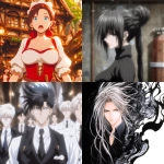 **1990s anime still, women with dark hair and bun, dark, little horror --c 100 --s 1000 --niji 6 --p w89tpzw --raw** - <@1076116781065850901> (fast)